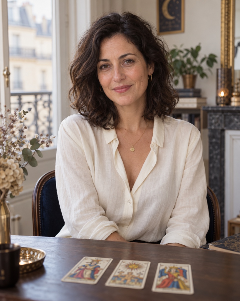 Claire, tarologue spécialisée dans les questions sentimentales